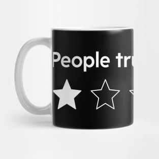 People trust | One star Mug